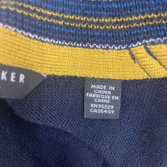 Ted Baker London Saysay Crew Neck Sweater Navy Black Size 4 - Picture 14 of 16